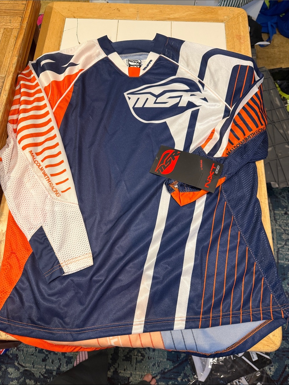MSR Men’s Navy & Orange Racing Jersey